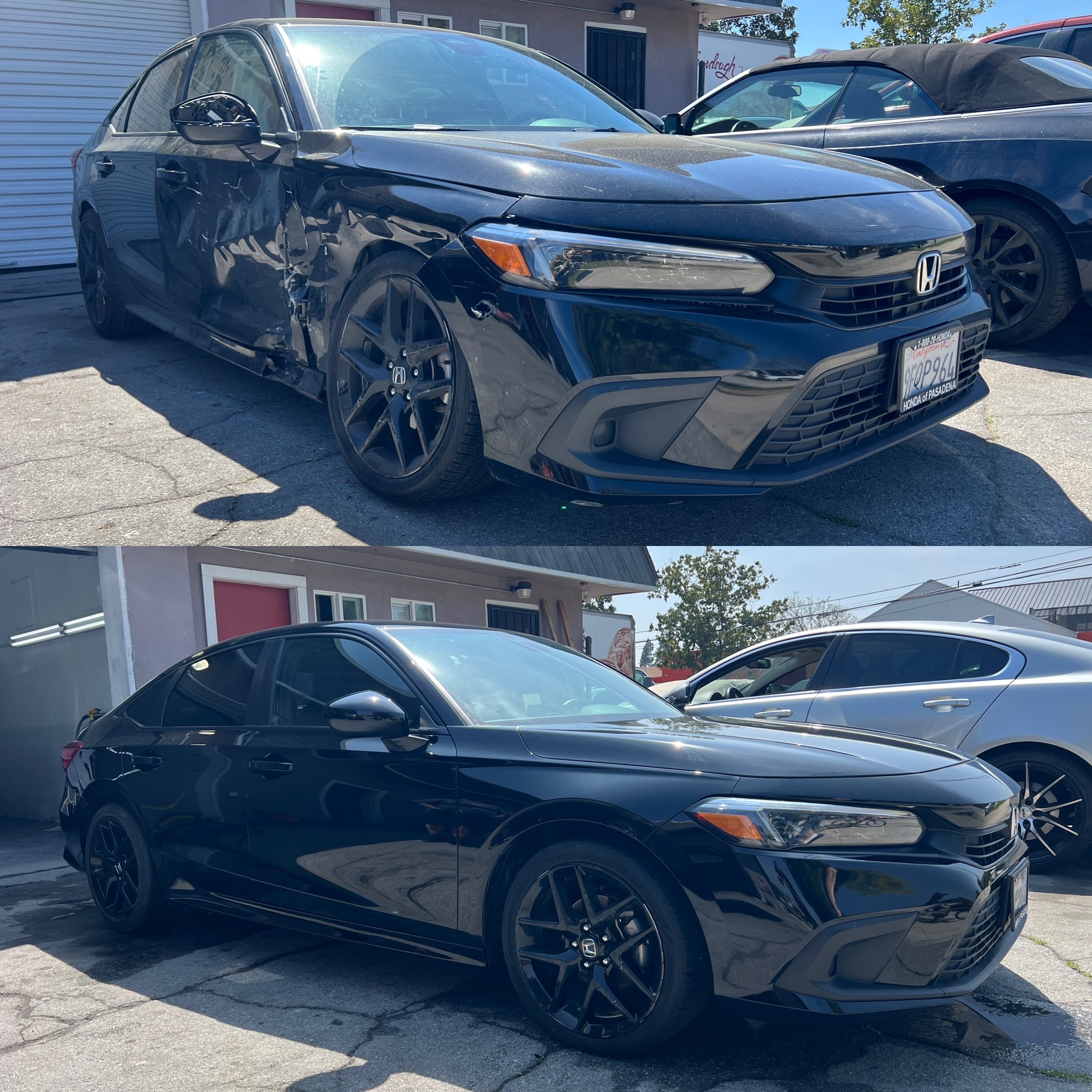 Honda Civic Involved In T-Bone Collision